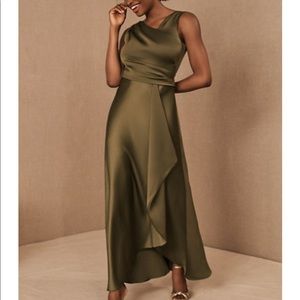 BHLDN Espen Satin Maxi Dress